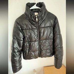 Rubber black jacket one size (like big Small/Medium)